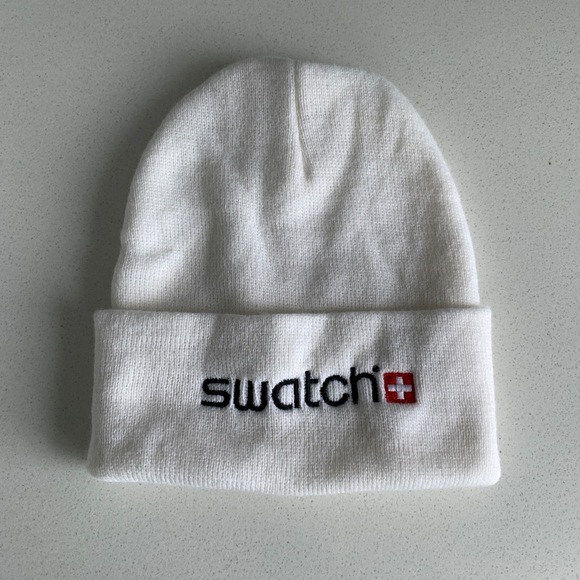 Swatch Beanie Watch Cap Knit Hat - Picture 1 of 3